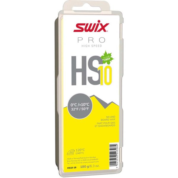 Swix HS10 Yellow 0 °C/+10 °C (180 g)