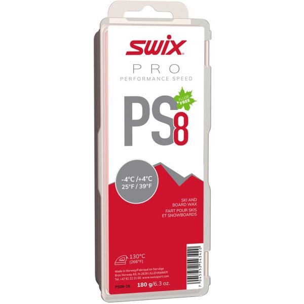 Swix PS8 Red -4 °C/+4 °C (180 g)