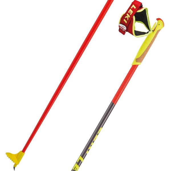 Racing rot 1 Paar Leki Frame Strap Schlaufen für Alpin Ski Stöcke Trigger S 
