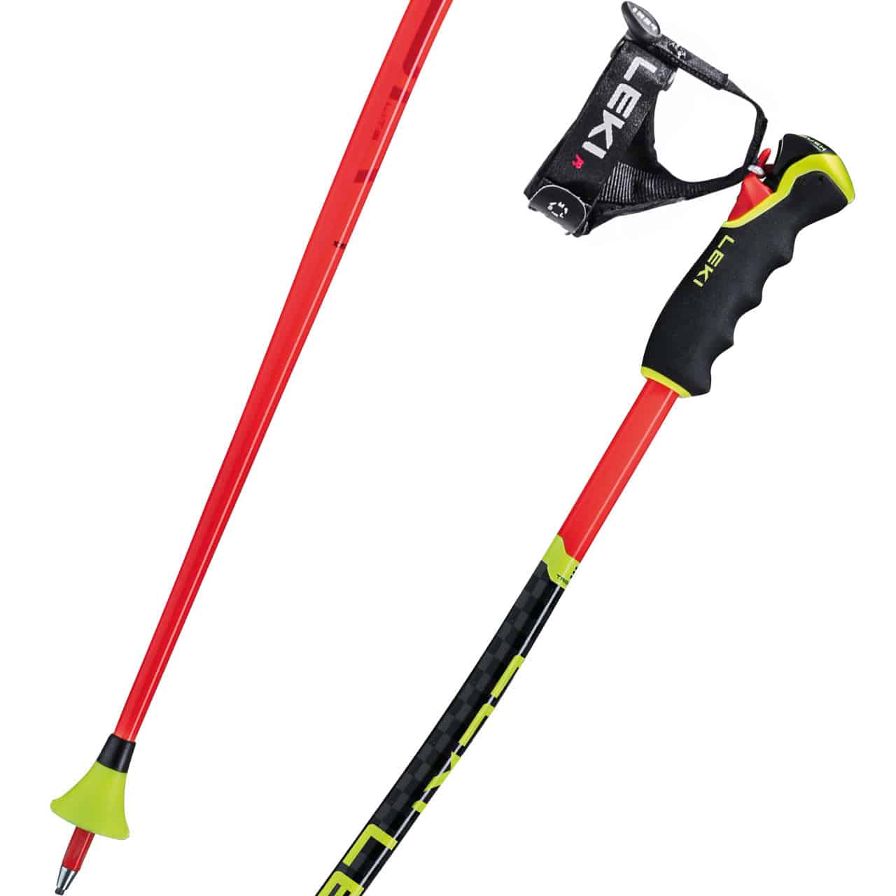Leki WCR Lite GS 3D bright red/black/neonyellow |Leki Alpin