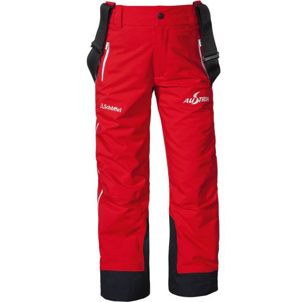 Schöffel Junior Zip-Pants RACETEAM high risk red