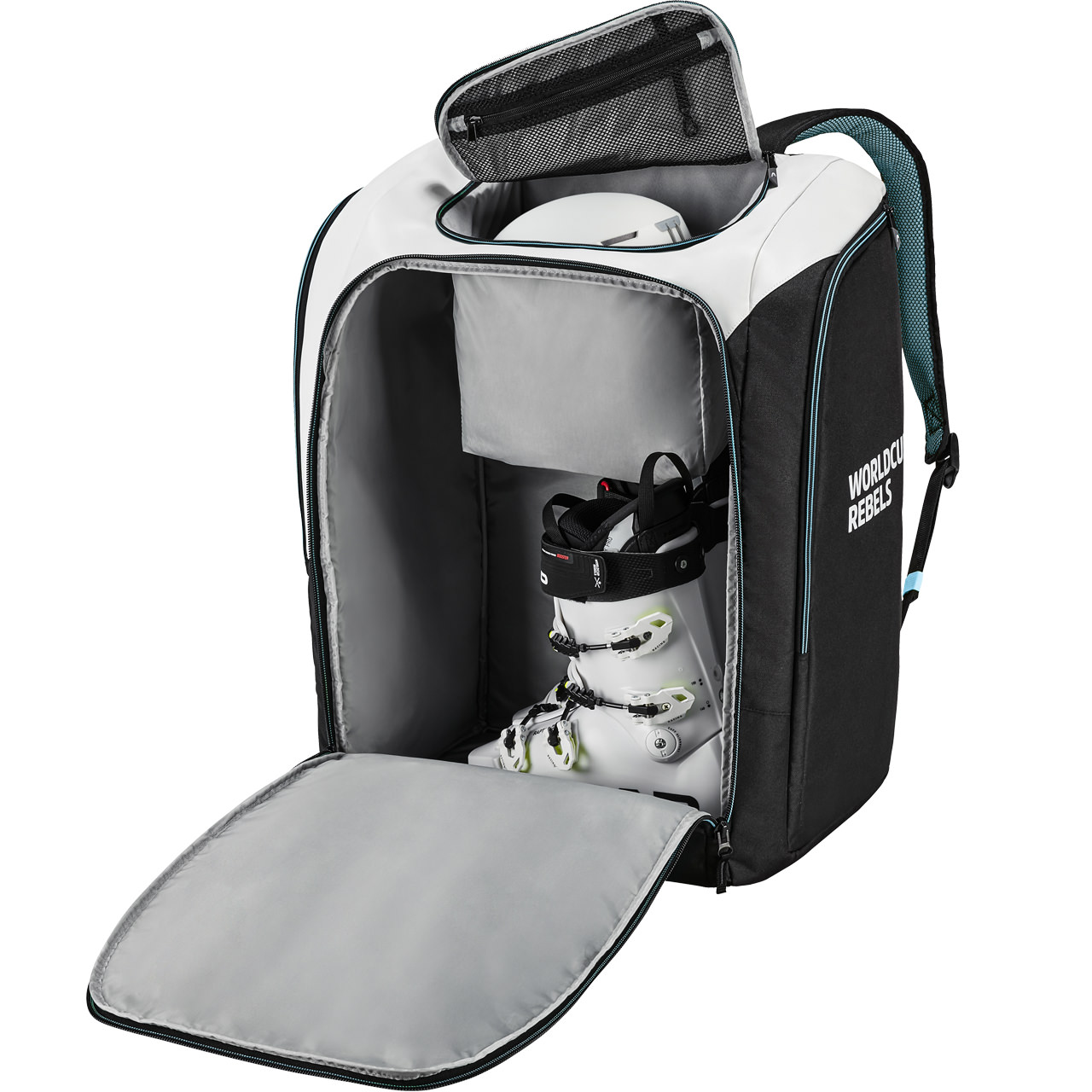 Head Rebels Racing Backpack L 95L blk/wht/speed blue |Head 