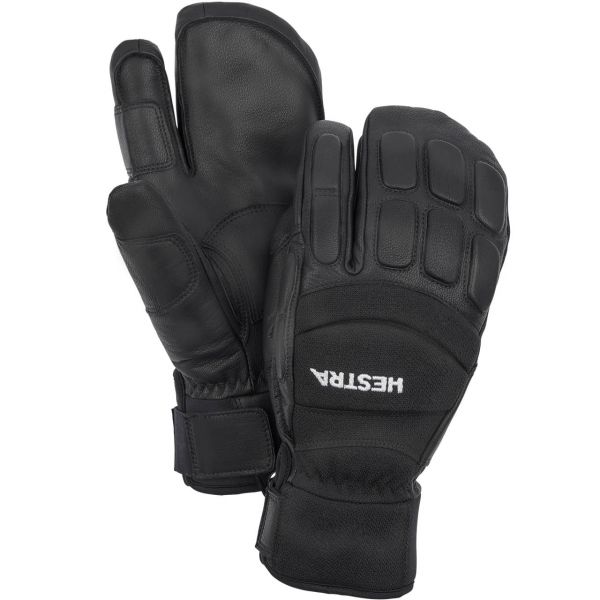 Hestra Men 3 Finger Glove VERTICAL CUT CZONE black
